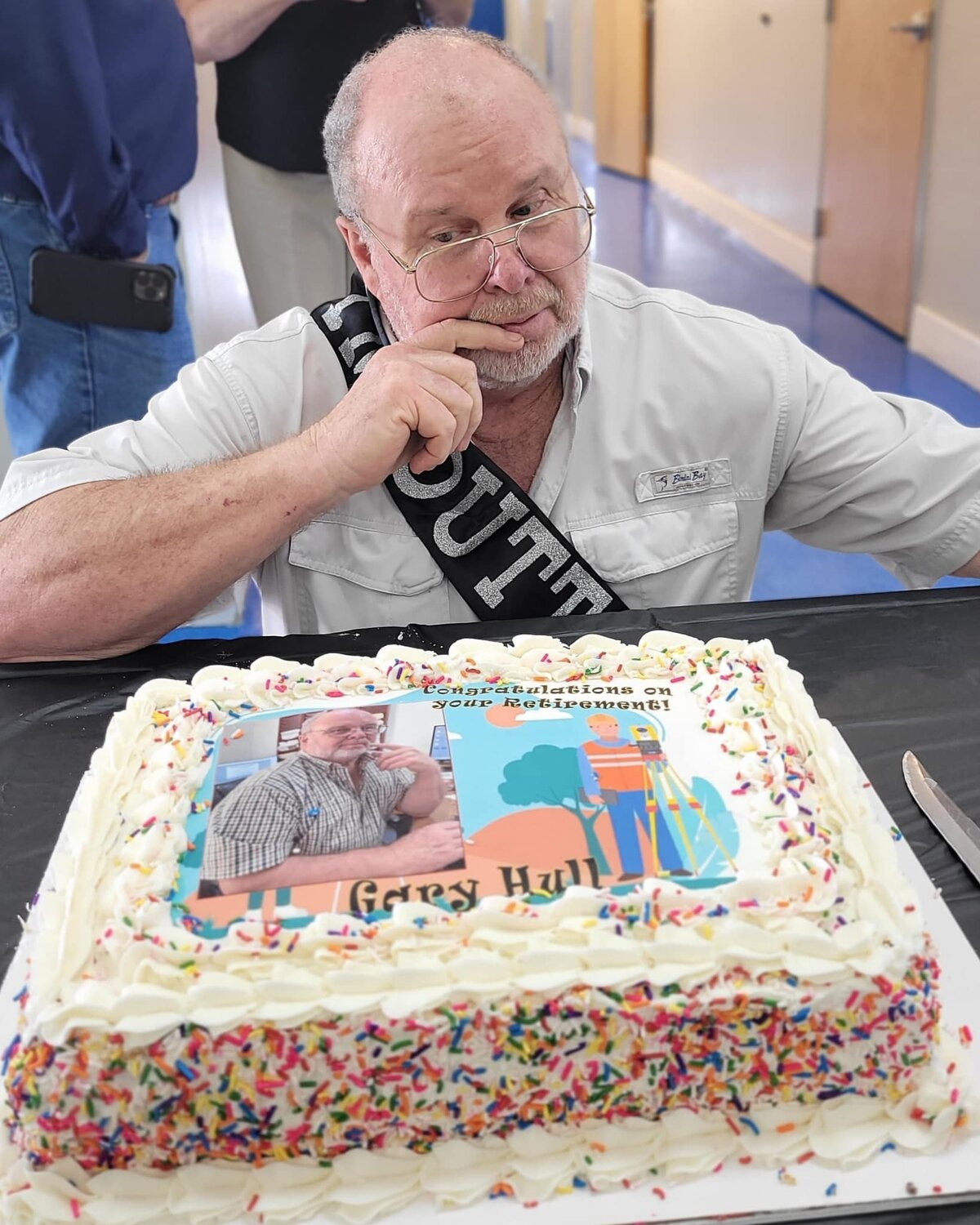 LABELLE -- on Sept. 28, city staff, friends, and family gathered to celebrate the retirement of Gary Hull who served as the Superintendent of Public Works.